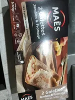 Galettes jambon et fromage