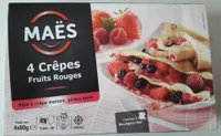 Maës 4 Crêpes Fruits Rouges
