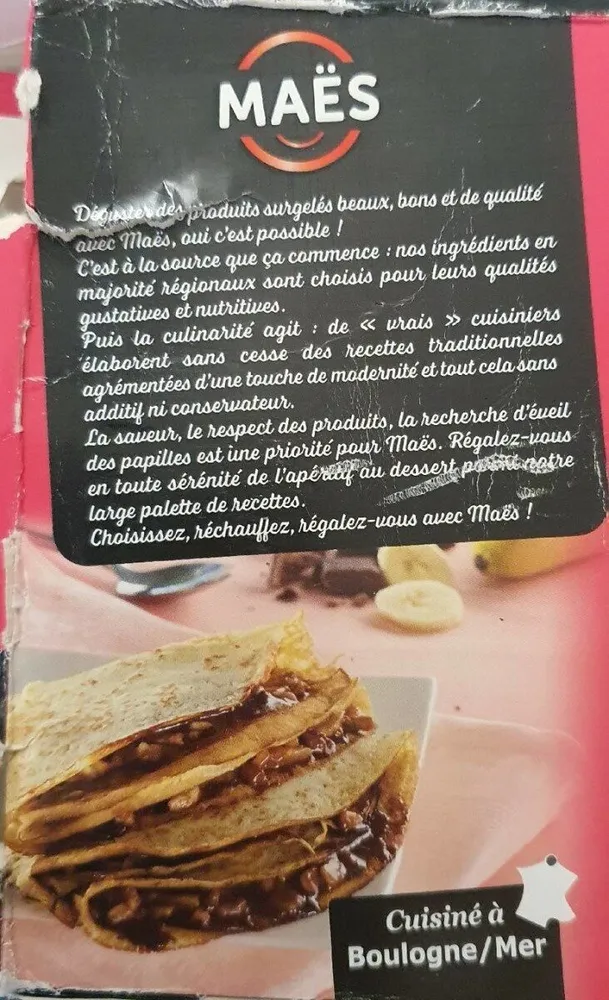 Crêpes Banane Chocolat