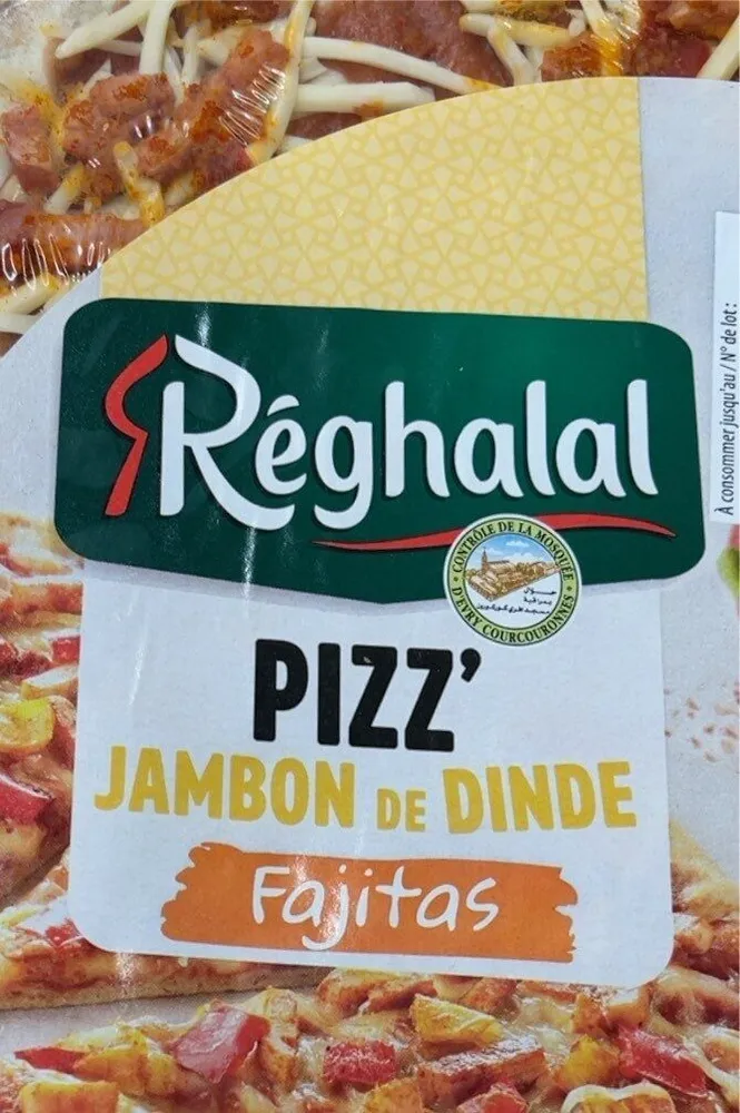 Pizz’ jambon de dinde fajitas halal