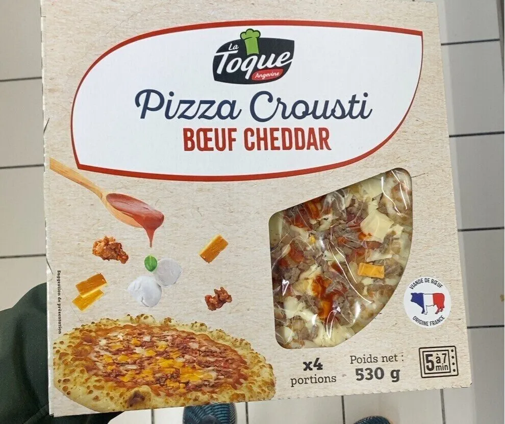 Pizza crousti Bœuf Cheddar
