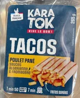 TACOS POULET PANÉ SAUCES ALGERIENNE & FROMAGÈRE