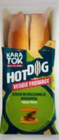 Hot dog veggie fromage
