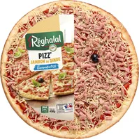 Pizza jambon de dinde emmental halal