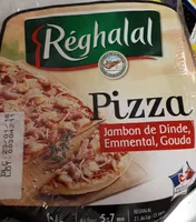 Pizza jambon de dinde emmental gouda