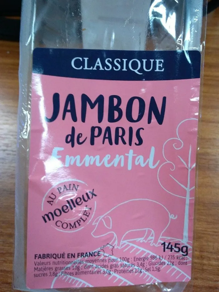 Sandwich au Jambon et au Fromage