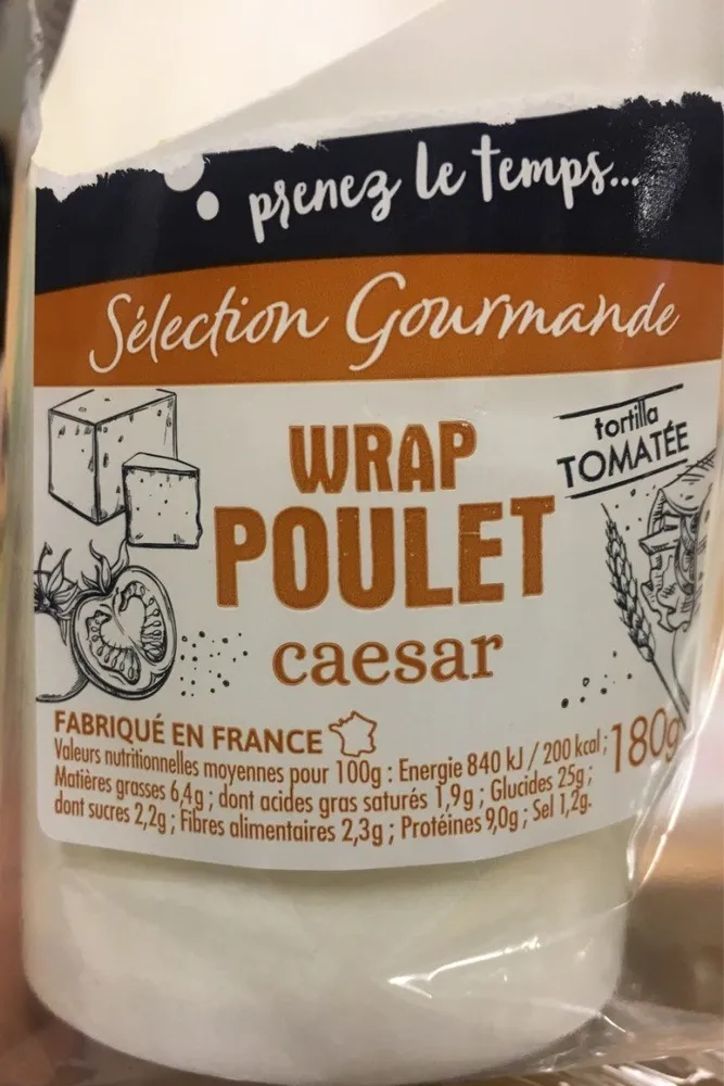 Wrap poulet