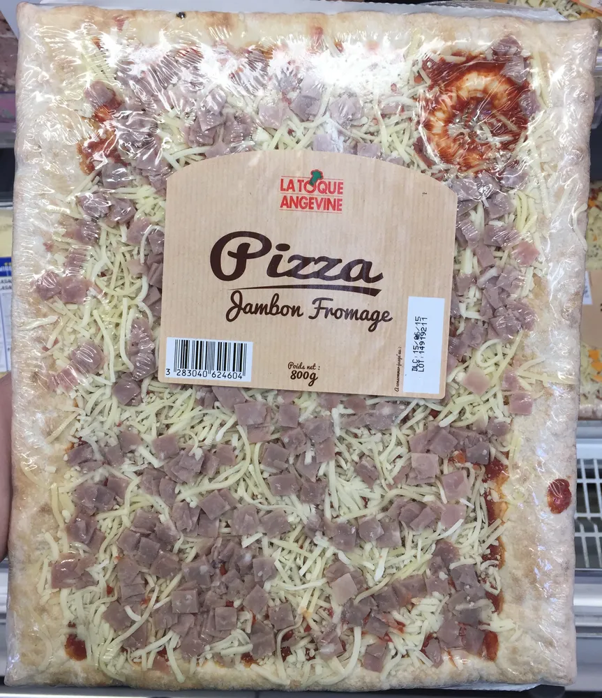Pizza jambon fromage