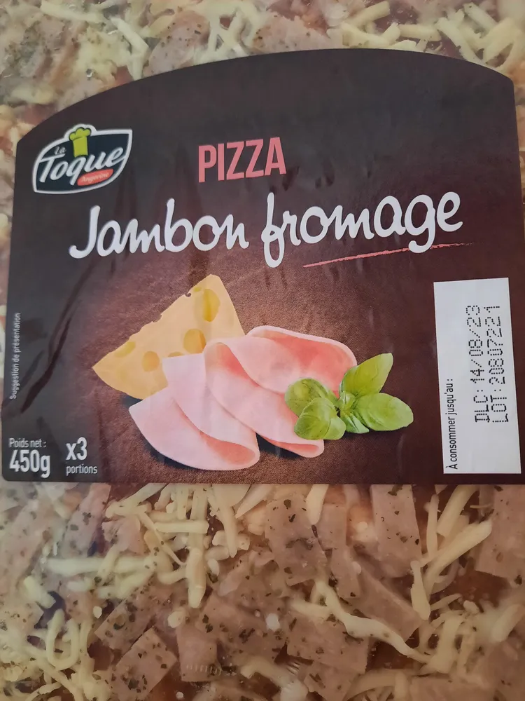 Pizza jambon fromage