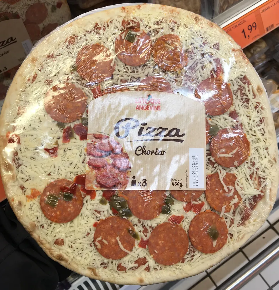 Pizza chorizo