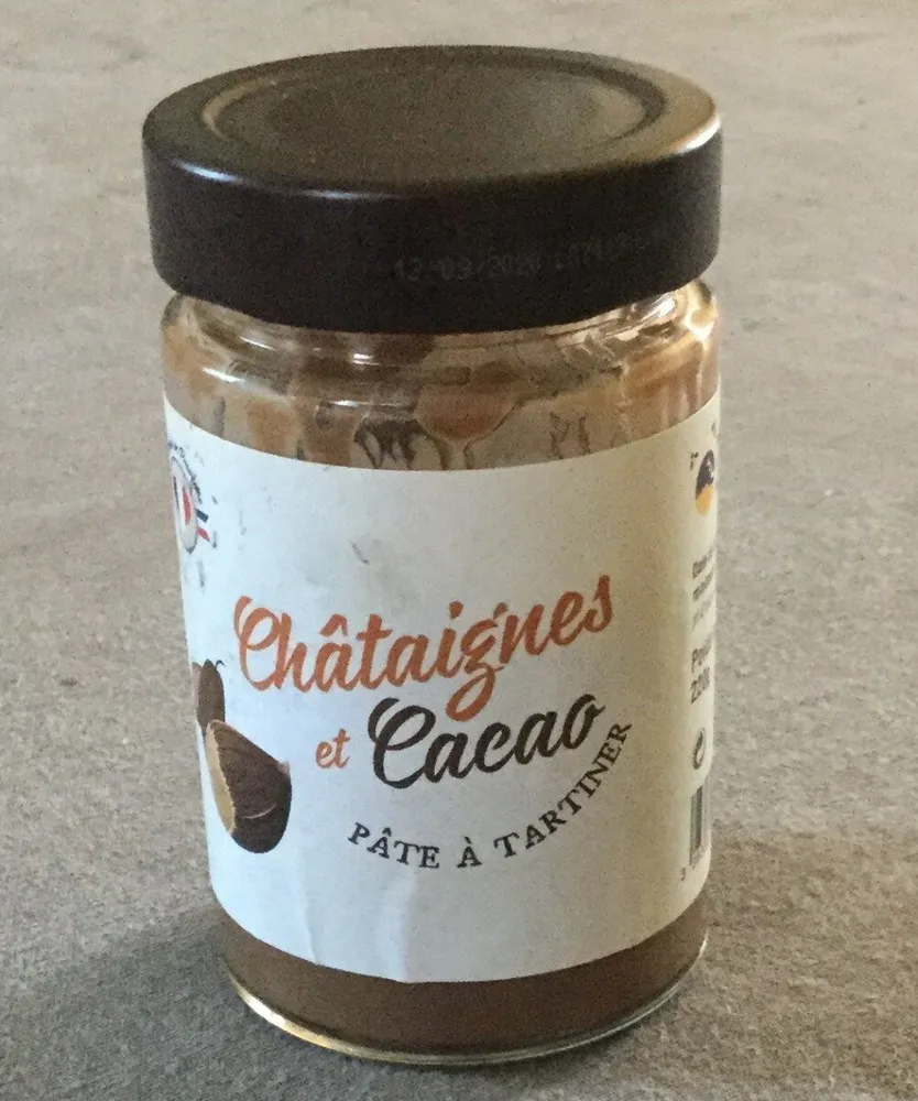 Pâte à tartiner Châtaignes et cacao