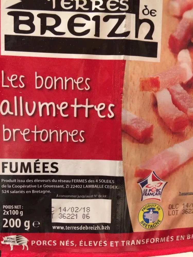 Allumettes fumées