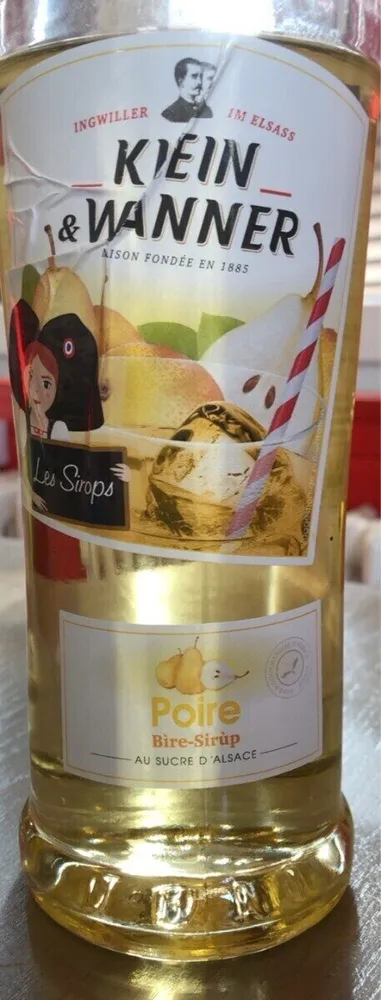 Sirop poire
