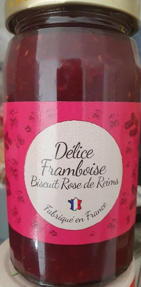 Délice Framboise Biscuit Rose de Reims