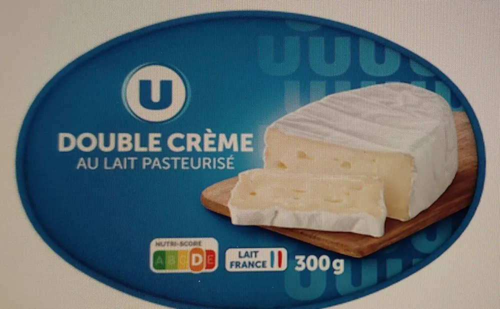 Double crème au lait pasteurisé