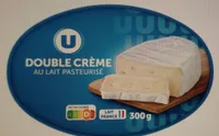 Double crème au lait pasteurisé