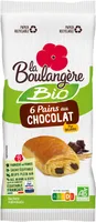 6 Pains au chocolat Bio pur beurre 270g