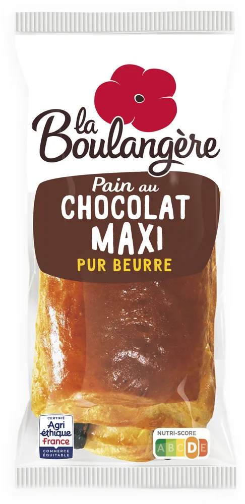 Maxi pain au chocolat pur beurre 75g