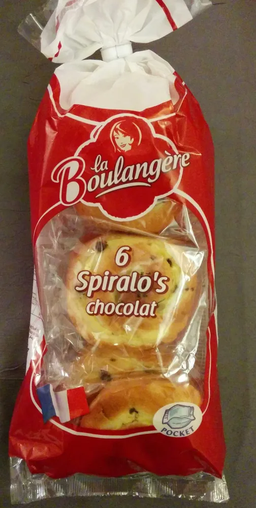 6 spiralo's chocolat