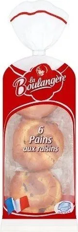 6 Pains Aux Raisins
