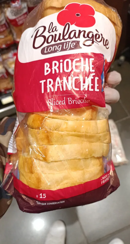 Brioche tranchée