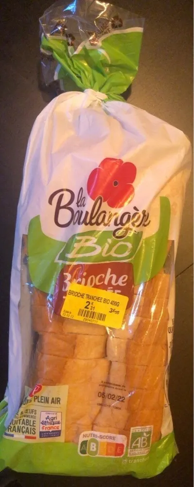 Brioche tranchee