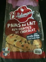 Pain au lait aux pépites de chocolat