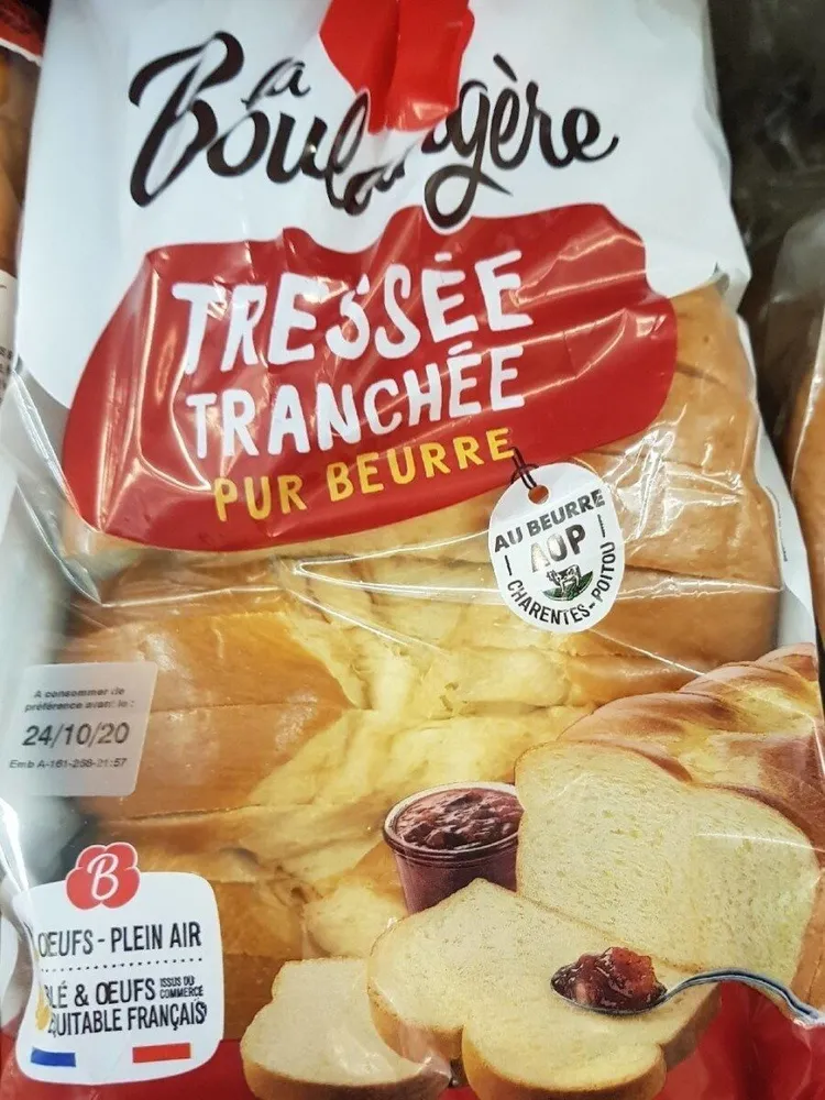 Tressée tranchée pur beurre