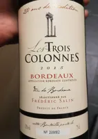 Vinho Chateau Le Trois Colones Bordeaux 750ml 2009