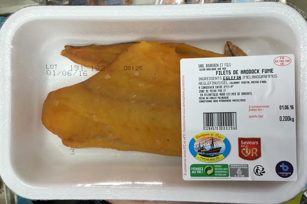 Filets de Haddock fumé