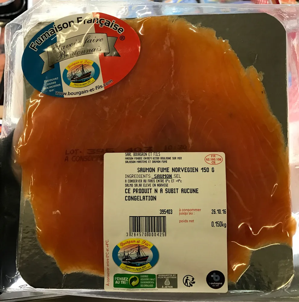 Saumon fumé Norvégien