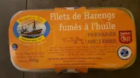 Filets de harengs fumés à l'huile