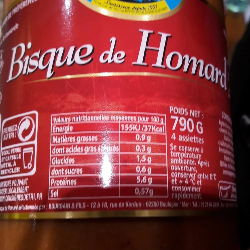 Bisque de homard