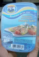 Bouchées de la mer Composition gourmande de saumon fumé