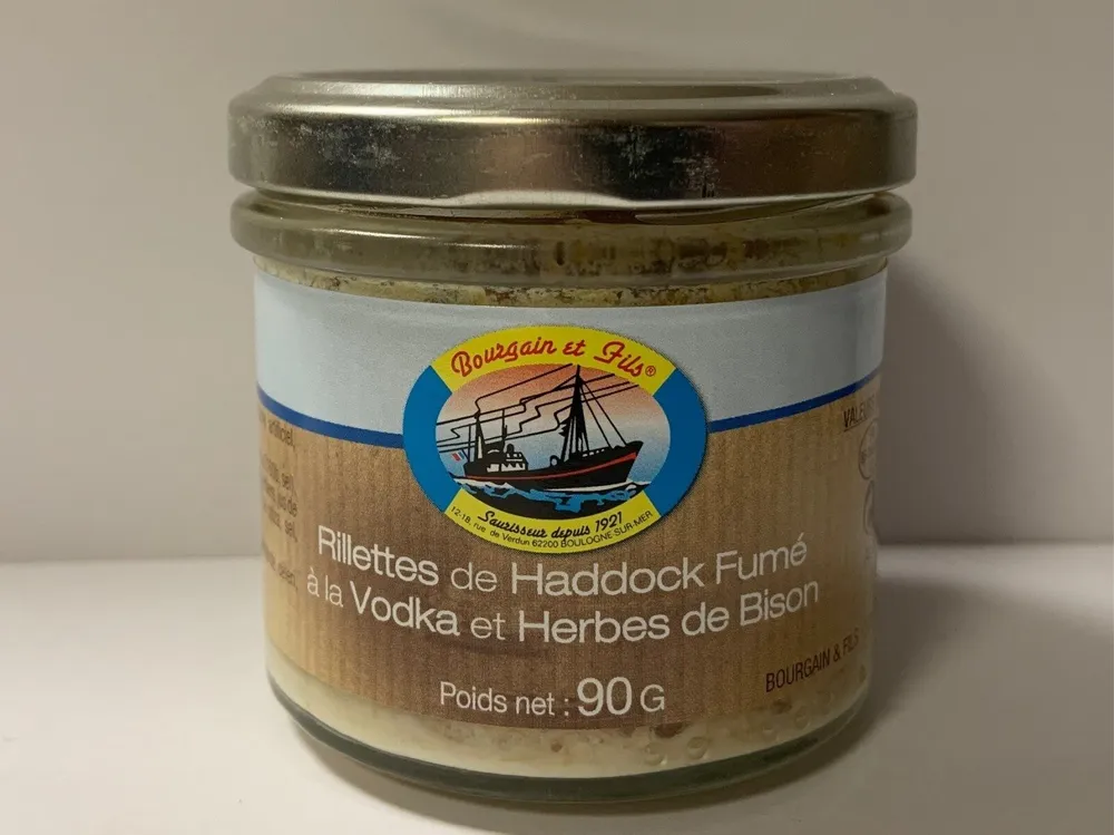 Rillettes de Haddock fumé à la Vodka et Herbes de Bison