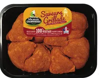 4 Cuisses de poulet assaisonné au paprika