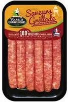 6 saucisses nature