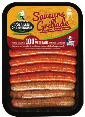 Mix Royal : 4 saucisses nature + 4 merguez + 4 saucisses aux herbes
