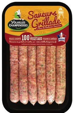 6 Saucisses de dinde aux herbes