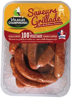 Merguez de volaille en chapelet