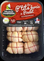 8 P'tits farcis de poulet à la provençale