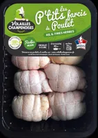 8 P'tits farcis de poulet Ail et fines herbes