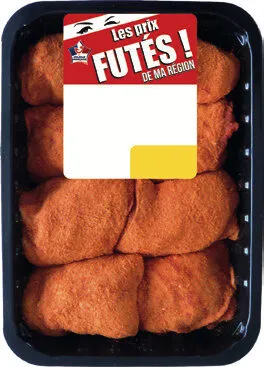 8 Hauts de cuisse de poulet au paprika