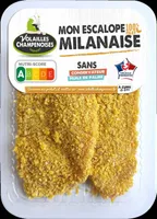 Mon escalope de dinde à la milanaise