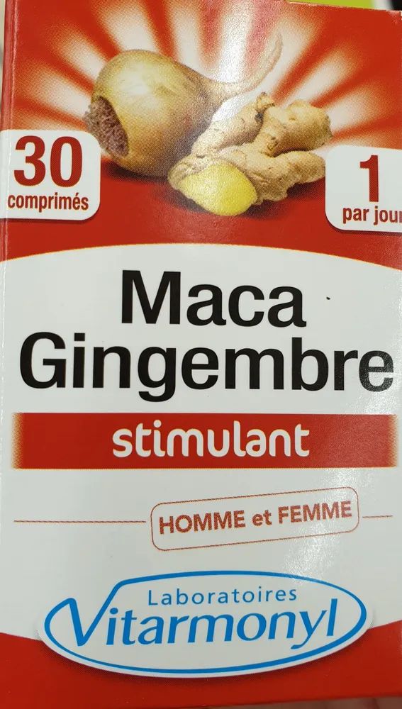 Maca gingembre- Tonifiant sexuel
