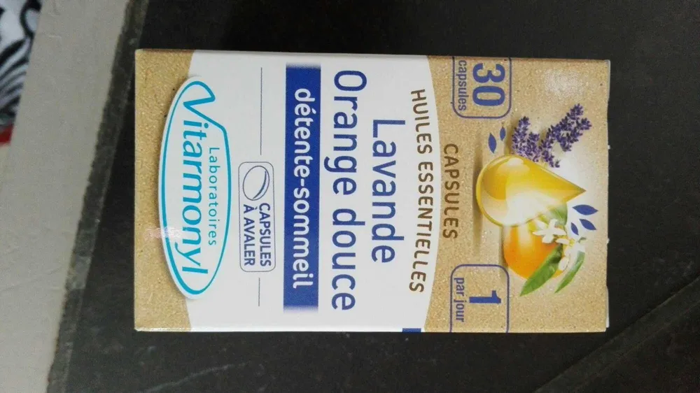 Capsules huiles essentielles Lavande Orange douce