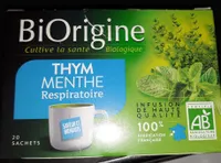 Thym menthe respiratoire