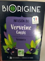 Infusion bio verveine cassis