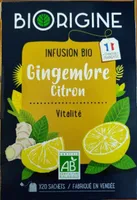 Infusion Bio Gingembre Citron