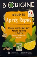 Infusion bio apres repas
